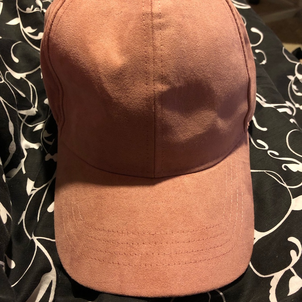 Suede Hat- Pink